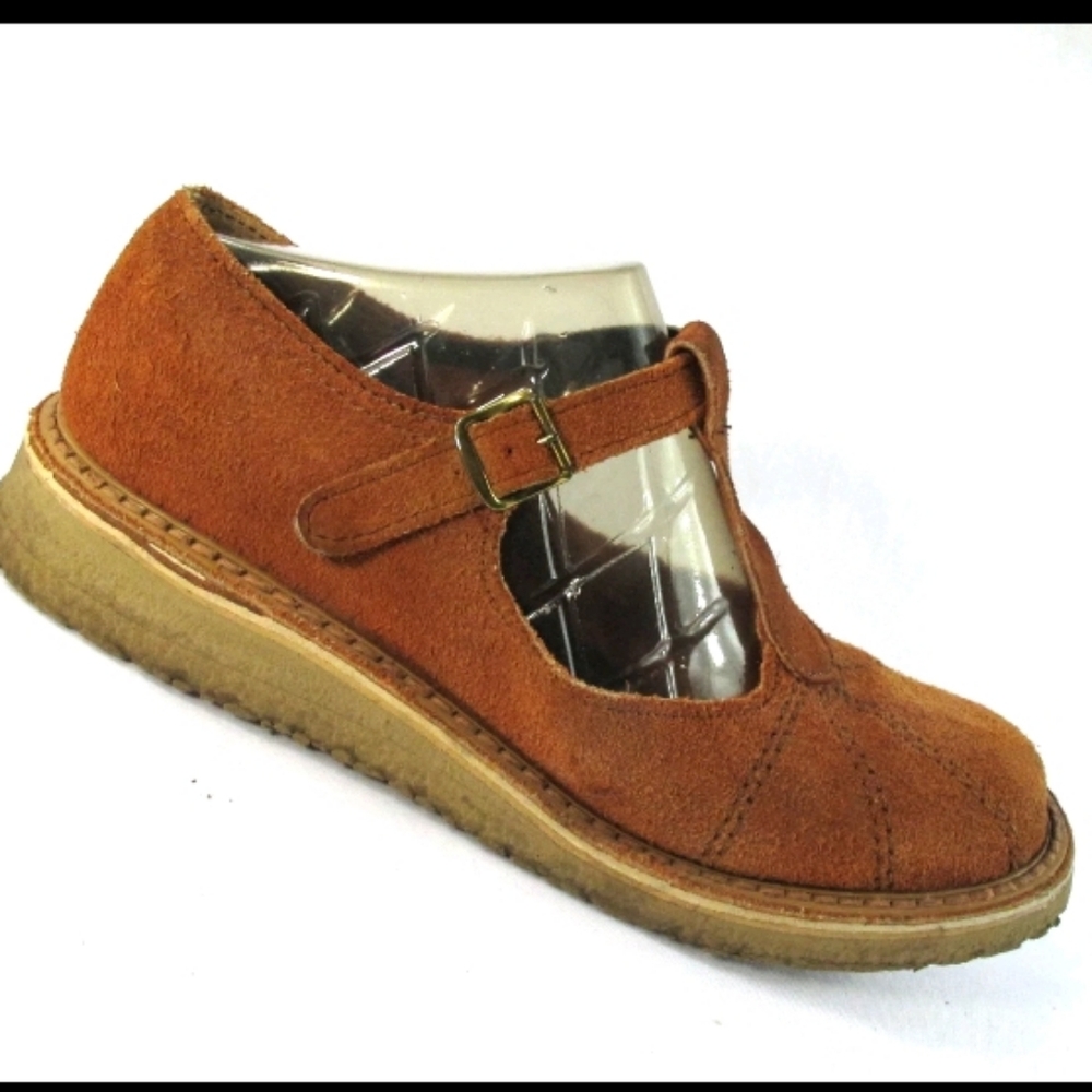 Bentley Vintage 70's Mary Jane Wedge Heel  Women's Size 8.5